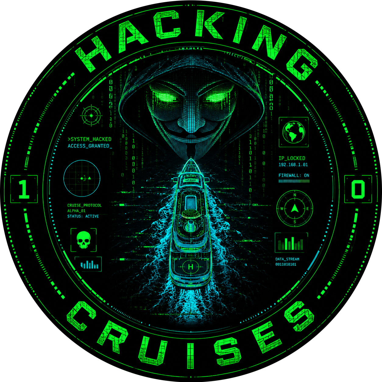 Hacking Cruises Logo